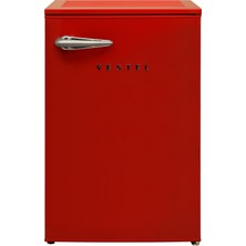 Vestel Retro SB14301 Kırmızı Buzdolabı