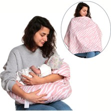Baby Mom Emzirme Seti (Emzirme Minderi + Mini Emzirme Yastığı + Emzirme Önlüğü)