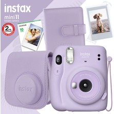 Instax Mini 11 Lila Fotoğraf Makinesi ve Kare Albümlü Seti 22