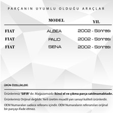 DNC Auto Part Fiat Albea Palio Siena Için Cam Açma Düğme Kapağı