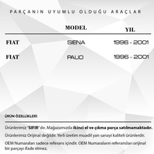 DNC Auto Part Fiat Palio Siena Için Cam Açma Düğme Kapağı