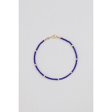 So CHIC Lapis Taşlı 18 Cm 14 Ayar Altın Bileklik