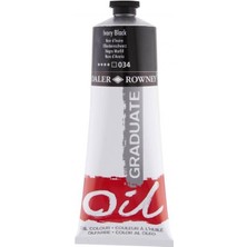 Daler Rowney Graduate Yağlı Boya 200ML 034 Ivory Black