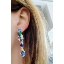 Ose Shop Tasarım 925AYAR Gümüş Italyan Lüks Küpe