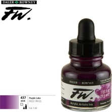 Daler Rowney Likit Akrilik (Pistole) Mürekkebi Fw Ink 29.5ml 437 Purple Lake