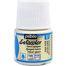 Pebeo Pearl (Yanar Döner) Opak Kumaş Boyası 97 Pearl Gold 45 ml