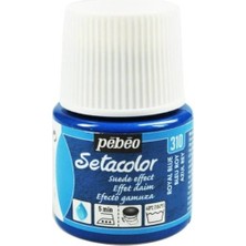 Pebeo Suede Effect (Süet Etkisi) Kumaş Boyası 310 Royal Blue 45 ml