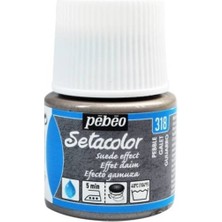 Pebeo Suede Effect (Süet Etkisi) Kumaş Boyası 318 Pebble 45 ml