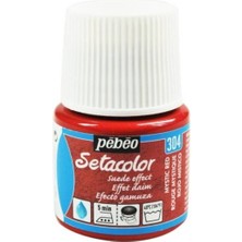 Pebeo Suede Effect (Süet Etkisi) Kumaş Boyası 304 Mystıc Red 45 ml