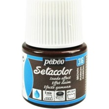 Pebeo Suede Effect (Süet Etkisi) Kumaş Boyası 316 Brown 45 ml
