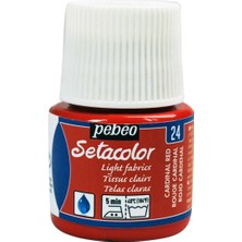 Pebeo Light Fabric (Transparan) Kumaş Boyası 24 Cardınal Red 45 ml