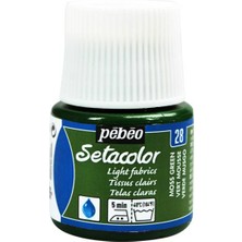 Pebeo Light Fabric (Transparan) Kumaş Boyası 28 Moss Green 45 ml