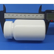 50 Adet 150 ml Bastır Çevir Kapak  Numune-Ilaç-Tarım-Ecza-Tablet-Hap-Kapsül  Plastik Ilaç Kutu Şişesi
