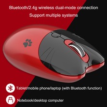 Hezhixing Çift Modlu 2.4g Kablosuz Fare Bluetooth (Yurt Dışından)