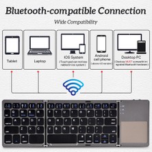 Hezhixing Kablosuz Katlanır Taşınabilir Mini Bluetooth Klavye  (Yurt Dışından)