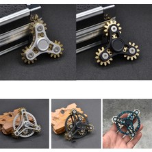 Zhkj Shop 4 Dişli Bağlantı Fidget Spinner Dekompresyon Oyuncak - Yeşil (Yurt Dışından)