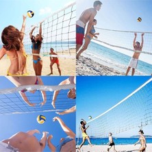 9.5 Metre Taşınabilir Pratik ve Profesyonel Voleybol Filesi Beach&okul&sahil&otel Tipi Voleybol Ağı