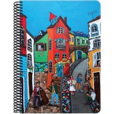 Çınar Defter Ezo Sunal Nora Luca Sert Kapak 17*24 120 Yaprak Çizgili