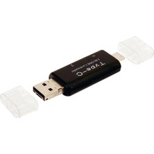 Teenspirit A Otg Type-C Kart Okuyucu USB 3.0 A Micro Combo To Tf Sd (Yurt Dışından)