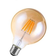 Grafen Rustik Edison Led Ampül E27 Duy G95 Glop Model 5 Adet 4 Watt