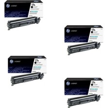 Hp CF217A  Laserjet Pro M102 4'lü Orjinal Yazıcı Toneri 4*1,600 Sayfa NI87