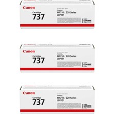 Canon CRG-737 I-Sensys MF-232W Orjinal Toner 3'lü Avantaj Paket 3*2,600 Sayfa Kapasiteli NI25