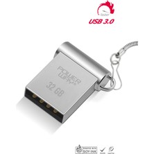 Powerway 32 GB USB 3.0 Yüksek Hızlı Metal Mini Usb Flash Bellek