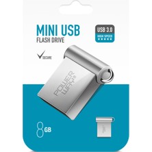 Powerway 8 GB USB 3.0 Yüksek Hızlı Metal Mini Usb Flash Bellek