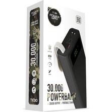 Powerway  30.000 mAh Powerbank TX30 Dijital Göstergeli