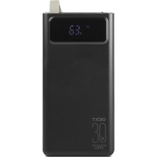 Powerway  30.000 mAh Powerbank TX30 Dijital Göstergeli