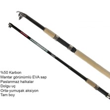 Tele Dragon 270CM -50-100GR Carbon Kapalı Boy 65 cm