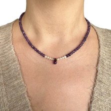 Jewstone Accessories Ametist Kolye