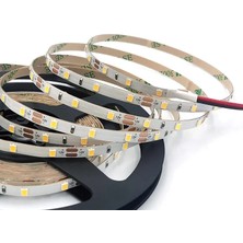 Tawitec Şerit Led İç Mekan Beyaz - 2835 Smd Led – 12 Volt - 6000K - Metrede 60 Led - 5 Metre