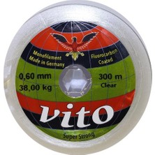 Vito 300 Mt Fluorocarbon Coated  Misina Beyaz