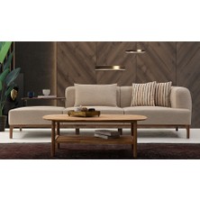 Balat Krem Kanepe - Sehpalı