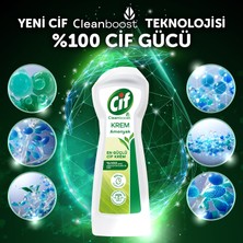 Cif Krem Yüzey Temizleyici Amonyaklı Yağ ve Kireç Sökücü Leke Çıkarıcı 500 ML