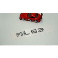 Dk Benz ml 63 Bagaj Krom Metal 3m 3D Yazı Logo