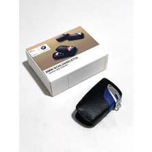 İdeal Aksesuar Bmw F10 F20 F30 Mavi Siyah Hakiki Deri Anahtar Kılıfı Anahtarlık Car Keychain Bmw Seri Bmw Yazılı