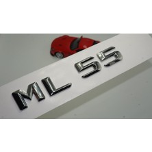 Dk Benz ml 55 Bagaj Krom Metal 3m 3D Yazı Logo