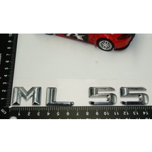 Dk Benz ml 55 Bagaj Krom Metal 3m 3D Yazı Logo