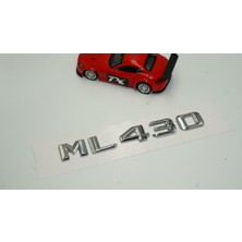 Dk Benz ml 430 Bagaj Krom Metal 3m 3D Yazı Logo