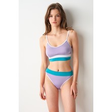 No Gossip Jojoba Parçalı Bikini Tek Alt Lila 239210