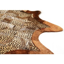 Dericibey Leopar Desenli Doğal Derihalı 120 x 180 cm