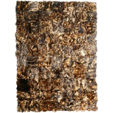Dericibey Karamel Rengi Doğal Kürk Halı 80 x 150 cm