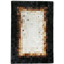 Dericibey Kahverengi & Siyah Dana Derisi Halı 80 x 150 cm