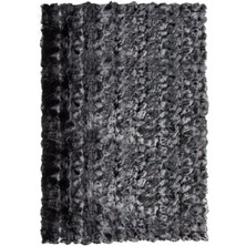 Dericibey Siyah Doğal Kürk Halı 80 x 150 cm