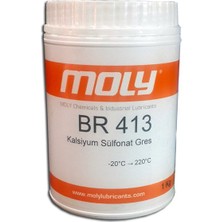 Moly Br 413 Yüksek Sıcaklık ve Nemli Ortam Gresi - 1 kg