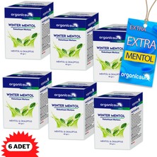 Organicsun Winter Mentol Buharlaşan Merhem Viks Vicks Vikis Mentol ve Okaliptus 40 gr x 6 Adet