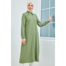 Wazze  Wazze Kolu ve Önü Taş Detaylı Tunik