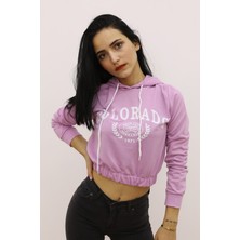 Kapüşonlu Bel Lastikli Sweat - P-019085